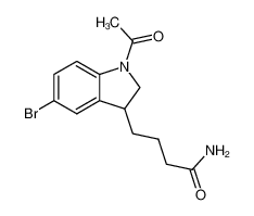 4-(1-acetyl-5-bromo-2,3-dihydro-indol-3-yl)-butyramide CAS:19621-07-9 manufacturer & supplier