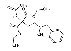 2-Acetamindo-2-(N-benzyl-N-methyl-2-amino-ethyl)-malonsaeure-diethylester CAS:19628-47-8 manufacturer & supplier