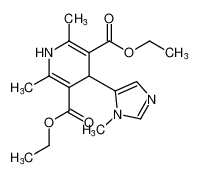 diethyl 2,6-dimethyl-4-(1-methyl-1H-imidazol-5-yl)-1,4-dihydropyridine-3,5-dicarboxylate CAS:196297-08-2 manufacturer & supplier