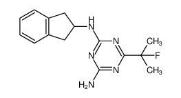 N2-(2,3-dihydro-1H-inden-2-yl)-6-(2-fluoropropan-2-yl)-1,3,5-triazine-2,4-diamine CAS:196298-74-5 manufacturer & supplier