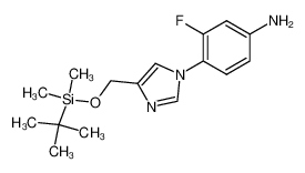 1-(4-amino-2-fluorophenyl)-4-(tert-butyldimethylsilanyloxymethyl)-1H-imidazole CAS:196299-02-2 manufacturer & supplier