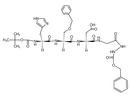 Boc-His-Ser(OCH2C6H5)-Asp-Gly-NH-NH-Z CAS:19636-09-0 manufacturer & supplier