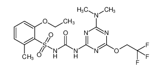 N-((4-(dimethylamino)-6-(2,2,2-trifluoroethoxy)-1,3,5-triazin-2-yl)carbamoyl)-2-ethoxy-6-methylbenzenesulfonamide CAS:196396-02-8 manufacturer & supplier