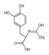 (2S)-2-acetamido-3-(3,4-dihydroxyphenyl)propanoic acid CAS:19641-90-8 manufacturer & supplier