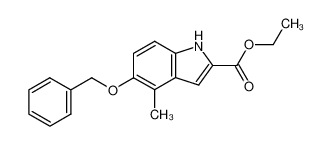 ethyl 5-(benzyloxy)-4-methyl-1H-indole-2-carboxylate CAS:19646-48-1 manufacturer & supplier