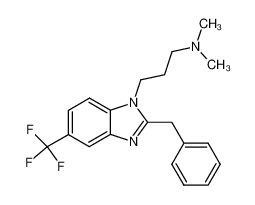 [3-(2-benzyl-5-trifluoromethyl-benzoimidazol-1-yl)-propyl]-dimethyl-amine CAS:19646-83-4 manufacturer & supplier