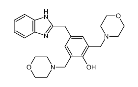 4-(1H-benzoimidazol-2-ylmethyl)-2,6-bis-morpholin-4-ylmethyl-phenol CAS:19646-86-7 manufacturer & supplier