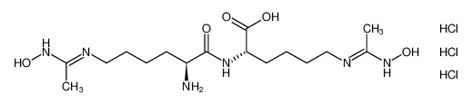 (E)-N6-(1-(hydroxyamino)ethylidene)-N2-((E)-N6-(1-(hydroxyamino)ethylidene)-L-lysyl)-L-lysine trihydrochloride CAS:196490-69-4 manufacturer & supplier