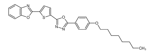 2-{5-[5-(4-octyloxy-phenyl)-[1,3,4]oxadiazol-2-yl]-thiophen-2-yl}-benzooxazole CAS:1965-69-1 manufacturer & supplier