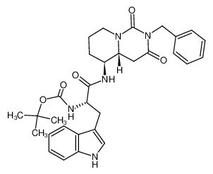 (4aR,5S)-2-benzyl-5-(Boc-L-tryptophyl)amino-1,3-dioxoperhydropyrido[1,2-c]pyrimidine CAS:196500-31-9 manufacturer & supplier