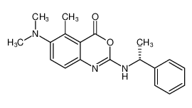 (R)-6-(dimethylamino)-5-methyl-2-((1-phenylethyl)amino)-4H-benzo[d][1,3]oxazin-4-one CAS:196505-24-5 manufacturer & supplier