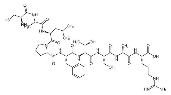 L-cysteinyl-L-alanyl-L-leucyl-L-prolyl-L-phenylalanyl-L-threonyl-L-seryl-L-alanyl-L-arginine CAS:196514-60-0 manufacturer & supplier