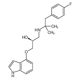 (S)-1-((1H-indol-4-yl)oxy)-3-((1-(4-fluorophenyl)-2-methylpropan-2-yl)amino)propan-2-ol CAS:196517-10-9 manufacturer & supplier