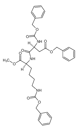 (S)-6-Benzyloxycarbonylamino-2-((S)-3-benzyloxycarbonyl-2-benzyloxycarbonylamino-propionylamino)-hexanoic acid methyl ester CAS:19653-70-4 manufacturer & supplier