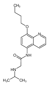 8-Butoxy-5-(2-isopropylamino-acetylamino)-chinolin CAS:19655-43-7 manufacturer & supplier