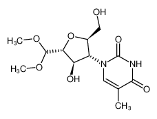 2,5-anhdyro-4-deoxy-4-(thymin-1-yl)-L-mannofuranose dimethyl acetal CAS:196596-85-7 manufacturer & supplier