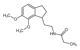 N-[2-(6,7-dimethoxy-2,3-dihydro-1H-inden-1-yl)ethyl]propionamide CAS:196597-92-9 manufacturer & supplier