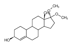 (3S,13S)-17,17-Dimethoxy-13-methyl-2,3,6,7,8,9,10,11,12,13,14,15,16,17-tetradecahydro-1H-cyclopenta[a]phenanthren-3-ol CAS:19660-42-5 manufacturer & supplier