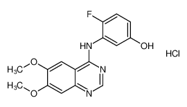 3-((6,7-dimethoxyquinazolin-4-yl)amino)-4-fluorophenol hydrochloride CAS:196603-42-6 manufacturer & supplier