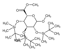 (2S,3R,4S,5R)-3,4,5-Tris-(tert-butyl-dimethyl-silanyloxy)-6-methoxy-tetrahydro-pyran-2-carboxylic acid methyl ester CAS:196608-07-8 manufacturer & supplier