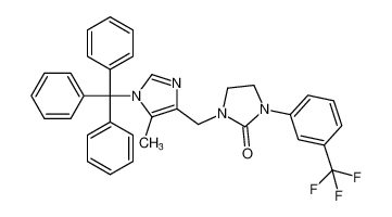 1-((5-methyl-1-trityl-1H-imidazol-4-yl)methyl)-3-(3-(trifluoromethyl)phenyl)imidazolidin-2-one CAS:196611-60-6 manufacturer & supplier