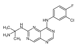 N2-(2-aminopropan-2-yl)-N8-(3-chloro-4-fluorophenyl)pyrimido[5,4-d]pyrimidine-2,8-diamine CAS:196613-33-9 manufacturer & supplier