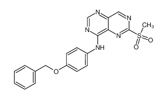 4-[4-benzyloxyphenylamino]-6-methylsulphonylpyrimido[5,4-d]pyrimidine CAS:196614-09-2 manufacturer & supplier