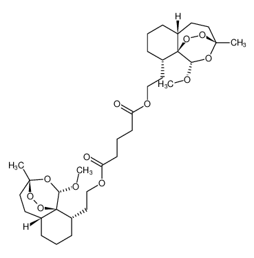 bis(2-((1S,3R,5aR,9S,9aR)-1-methoxy-3-methyloctahydro-1H-3,9a-epidioxybenzo[c]oxepin-9-yl)ethyl) glutarate CAS:196616-74-7 manufacturer & supplier