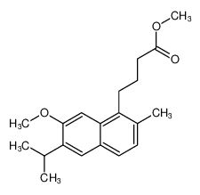 methyl 4-(6-isopropyl-7-methoxy-2-methylnaphthalen-1-yl)butanoate CAS:196697-09-3 manufacturer & supplier