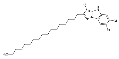 3,6,7-trichloro-2-heptadecyl-4H-benzo[4,5]imidazo[1,2-b]pyrazole CAS:1967-10-8 manufacturer & supplier