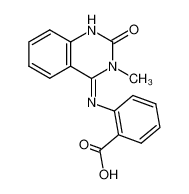 2-(3-methyl-2-oxo-2,3-dihydro-1H-quinazolin-4-ylideneamino)-benzoic acid CAS:19670-05-4 manufacturer & supplier