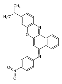 (9-dimethylamino-benzo[a]phenoxazin-5-ylidene)-(4-nitro-phenyl)-amine CAS:19670-66-7 manufacturer & supplier