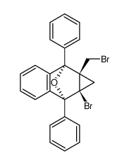 rel-(1aR,2R,7S,7aS)-1a-bromo-7a-(bromomethyl)-2,7-diphenyl-1a,2,7,7a-tetrahydro-1H-2,7-epoxycyclopropa[b]naphthalene CAS:196705-43-8 manufacturer & supplier