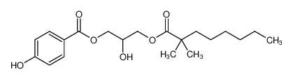 3-((2,2-dimethyloctanoyl)oxy)-2-hydroxypropyl 4-hydroxybenzoate CAS:196710-33-5 manufacturer & supplier