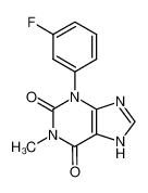 3-(3-fluoro-phenyl)-1-methyl-3,7(9)-dihydro-purine-2,6-dione CAS:19678-03-6 manufacturer & supplier