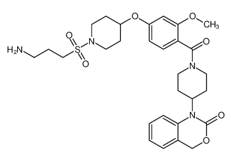 1-(1-(4-((1-((3-aminopropyl)sulfonyl)piperidin-4-yl)oxy)-2-methoxybenzoyl)piperidin-4-yl)-1,4-dihydro-2H-benzo[d][1,3]oxazin-2-one CAS:196793-90-5 manufacturer & supplier