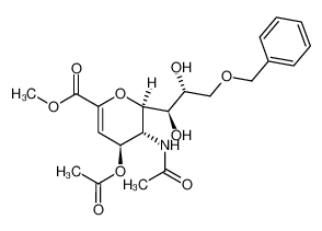 (4S,5R,6R)-4-Acetoxy-5-acetylamino-6-((1R,2R)-3-benzyloxy-1,2-dihydroxy-propyl)-5,6-dihydro-4H-pyran-2-carboxylic acid methyl ester CAS:196799-20-9 manufacturer & supplier