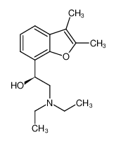 (+)-2,3-dimethyl-7-(2-diethylamino-1(S)-hydroxyethyl)benzofuran CAS:196799-25-4 manufacturer & supplier