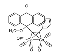 Co2(CO)6(μ,η(2),η(2)-10-methoxy-10-phenylethynyl-9-anthrone) CAS:196820-85-6 manufacturer & supplier