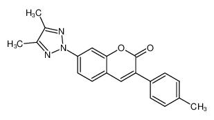 7-(4,5-dimethyl-[1,2,3]triazol-2-yl)-3-p-tolyl-chromen-2-one CAS:19683-12-6 manufacturer & supplier