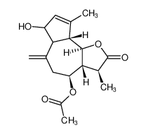 (3S,3aR,4S,9aR,9bR)-7-hydroxy-3,9-dimethyl-6-methylene-2-oxo-2,3,3a,4,5,6,6a,7,9a,9b-decahydroazuleno[4,5-b]furan-4-yl acetate CAS:196862-38-1 manufacturer & supplier