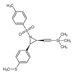 (2R,3S)-2-(4-(methylthio)phenyl)-1-tosyl-3-((trimethylsilyl)ethynyl)aziridine CAS:196862-68-7 manufacturer & supplier