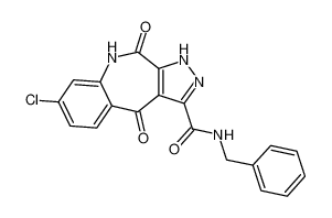 N-benzyl-7-chloro-4,10-dioxo-1,4,9,10-tetrahydrobenzo[b]pyrazolo[4,3-e]azepine-3-carboxamide CAS:196863-69-1 manufacturer & supplier