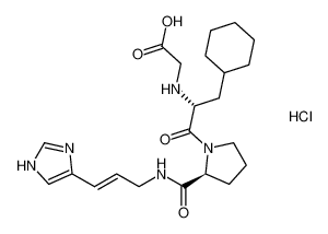 ((R)-1-((S)-2-(((E)-3-(1H-imidazol-4-yl)allyl)carbamoyl)pyrrolidin-1-yl)-3-cyclohexyl-1-oxopropan-2-yl)glycine hydrochloride CAS:196864-33-2 manufacturer & supplier