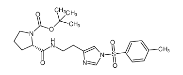 tert-butyl (S)-2-((2-(1-tosyl-1H-imidazol-4-yl)ethyl)carbamoyl)pyrrolidine-1-carboxylate CAS:196864-74-1 manufacturer & supplier