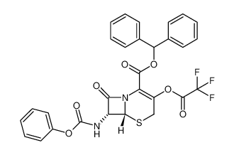 benzhydryl (6R,7R)-8-oxo-7-((phenoxycarbonyl)amino)-3-(2,2,2-trifluoroacetoxy)-5-thia-1-azabicyclo[4.2.0]oct-2-ene-2-carboxylate CAS:196869-25-7 manufacturer & supplier