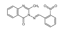 2-methyl-3-(2-nitro-benzylideneamino)-3H-quinazolin-4-one CAS:19687-75-3 manufacturer & supplier