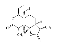 (3S,3aS,5aS,6R,9S,9aS,9bS)-5a,6-Bis-iodomethyl-3,9-dimethyl-octahydro-furo[2,3-f]isochromene-2,8-dione CAS:196871-12-2 manufacturer & supplier