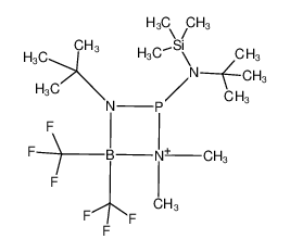 4,4-bis(trifluoromethyl)-2-(N-trimethylsilyl-N-tert-butylamino)-3,3-dimethyl-1-tert-butyl-1-aza-3-azonia-2-phospha-4-boratacyclobutane CAS:196871-96-2 manufacturer & supplier