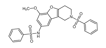 N-(6-methoxy-2-(phenylsulfonyl)-1,2,3,4-tetrahydrobenzofuro[3,2-c]pyridin-8-yl)benzenesulfonamide CAS:196883-00-8 manufacturer & supplier